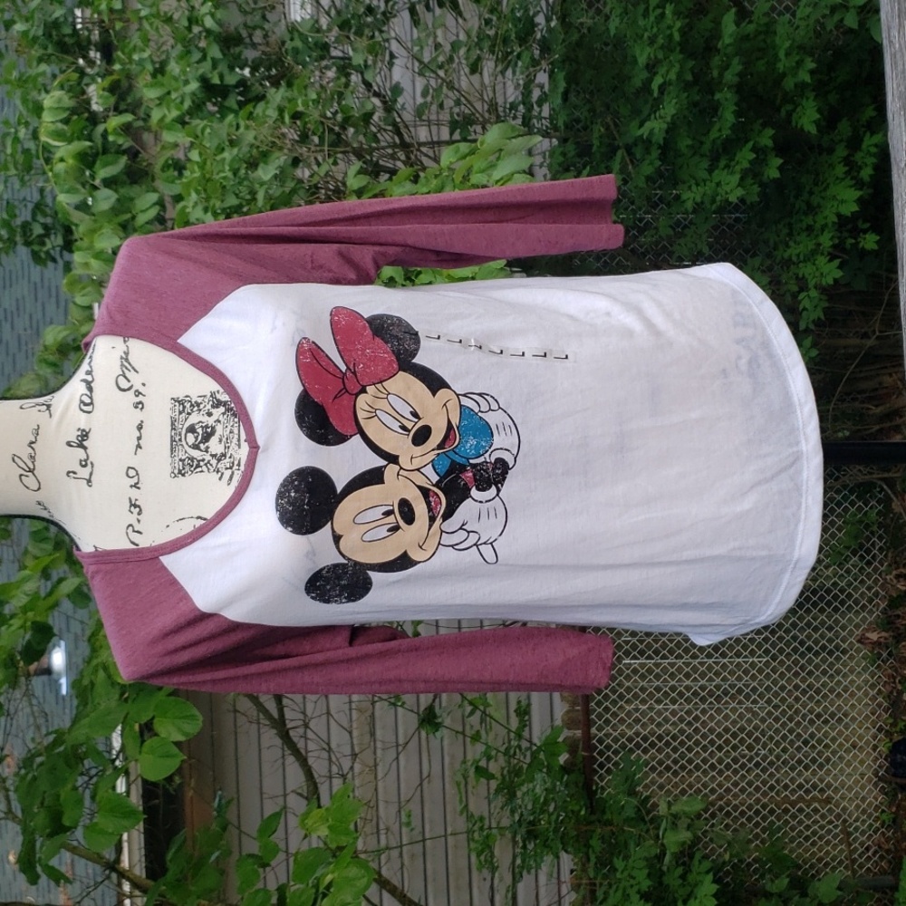Women's Disney t-shirt with mickey and minnie